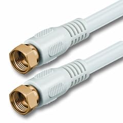 1aKabel SAT Anschluss Kabel doppelt geschirmtes Koaxialkabel F-Stecker auf F-Stecker vergoldete Stecker 10m 10 Meter