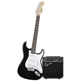 Squier� by Fender� Stop Dreaming-Start Playing(TM) Set: SE Special w/ Squier� by Fender� SP10 Amplifier, Black
