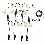 Westinghouse 373028-03P Calla Lily HI-Intensity Aluminum LED Landscape Lighting Set, 8 piece (4 Single Calla Lilies and 4 Double Calla Lilies)