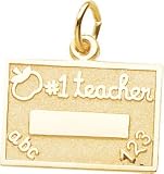 #1 Teacher Charm by Rembrandt Charms