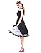 Vianla Women Capshoulder Retro 1950s Vintage Party Swing Dresses