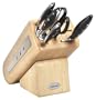 Cuisinart Continental 6-Piece POM Knife Set with Natural Block