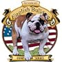 American English Bulldog Womens T-Shirt Dress