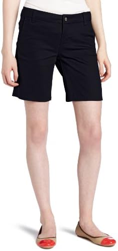 Dickies Girl Juniors 8" Inseam 4 Pocket Short,Navy,1
