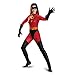 Disguise Women's Mrs. Incredible Bodysuit Costume, Red, Large