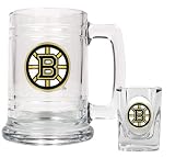 NHL Boston Bruins Boilermaker Set - Primary Logo