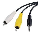 Hama 3-Pin 3.5mm Jack - 2 Phono (Camera - TV) cable