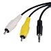 Hama 3-Pin 3.5mm Jack - 2 Phono (Camera - TV) cable