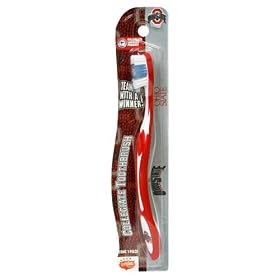 SportzDent Collegiate Toothbrush, The Ohio State University, Soft Bristles, 6 Brushes