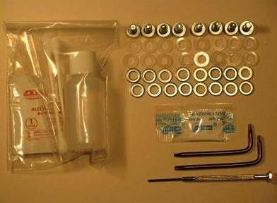 Xbox 360 Repair Kit XCLAMP 3 Red Light Fix X-Clamp RROD Red Ring Complete - Hardware Thermal Paste T8 T10 Torx Custom Precision Screwdriver CPU Cleaner