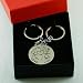 New Lover's Key Chain Set - 'I Love You' Circle Stainless Steel Magnetic Key Chain