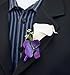Boutonniere - Calla Lily with Purple Hydrangea
