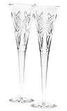 Waterford Wishes Flutes Happy Anniversary Pair