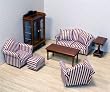 MELISSA & DOUG DOLLHOUSE FURNITURE - LIVING ROOM SET