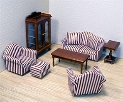 MELISSA & DOUG DOLLHOUSE FURNITURE - LIVING ROOM SET