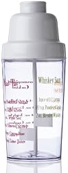 Carefree Kitchen X20059 Mix and Pour Cocktail Shaker, White