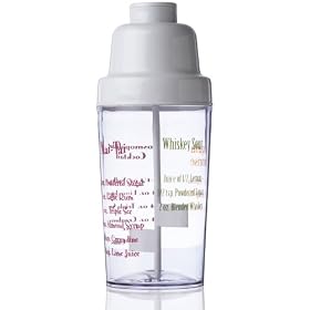 Click here to buy Carefree Kitchen X20059 Mix and Pour Cocktail Shaker, White by The CareFree Kitchen.