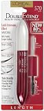 L'Oreal Paris Double Extend Beauty Tubes Mascara, Nourishing Basecoat, Ultra Lenghtening Top CoatBlack, 0.17-Fluid Ounce/.16 oz