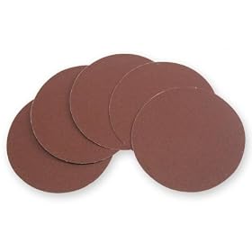 Neiko 6"x 80GRIT Aluminum Oxide PSA Sanding Discs 50PACK: Home Improvement