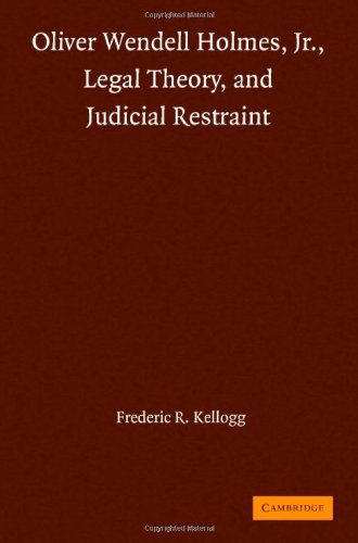 Oliver Wendell Holmes, Jr., Legal Theory, and Judicial Restraint