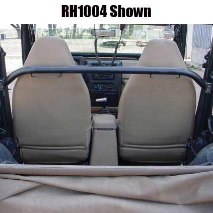 Rock Hard 4x4 Parts RH1004A Harness Attachement Bar Straight for 1979-96 Jeep CJ7 or Wrangler YJ