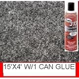 1 (313) Glue+ 15ft 48 W Polymat Charcoal Speaker Box Carpet Dj Speaker Enclosure... 
