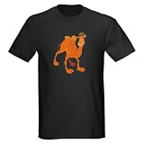 Funny Camel Wearing Hat Funny Dark T-Shirt by CafePress