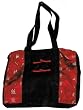 Black & red double handle chinese tote with chinese characters