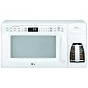 LG 1.2 cu. ft. Microwave with Built-in Coffeemaker - White (LCRM1240SW)