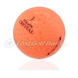 Volvik Control Crystal Orange 1st Quality Golf Balls (6 Dozen) by