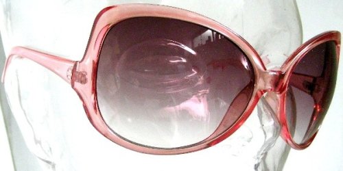 ◆デカフレーム◆バタフライ系サングラス　pink/smokeH