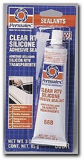 Permatex 80050 Clear RTV Silicone- 3-Ounce