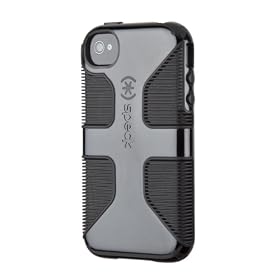 Speck Products CandyShell Grip Case for iPhone 4/4S - 1 Pack - Carrying Case - Retail Packaging - Black