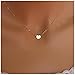 Bestpriceam Women Ladies Simple Hollow Out Pendant Necklace Gold