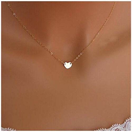 Bestpriceam Women Ladies Simple Hollow Out Pendant Necklace Gold