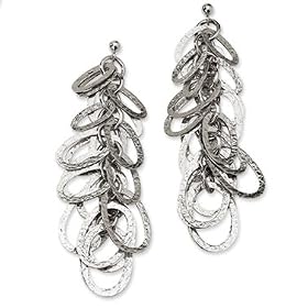 Sterling Silver Fancy Ball Post Earrings