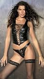 Lace Up Leather Bustier Full Leather Back Sizes: Small, Medium, Large or X-Large