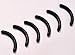 Liroyal 6 Pcs Elastic Rubber Refill Makeup Eyelash Curler Pad for Lad