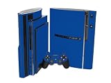PlayStation 3 Skin (PS3) - NEW - OCEAN BLUE system skins faceplate decal mod