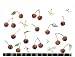 Cherries - Fresh, Original Design on a Pure Cotton Kitchen Towel