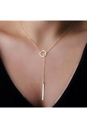 Bestpriceam (Tm) Fashion Women Bang Bang Multilayer Pendant Chain Statement Necklace