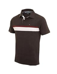 Apparel: Tommy Hilfiger Golf Mens Liverpool SS Performance Polo - US XL - Dark Charcoal - Tommy Hilfiger
