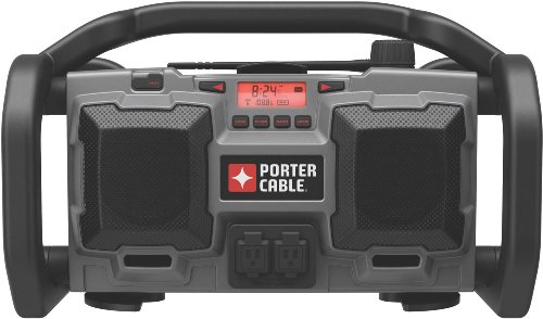 PORTER-CABLE PC18JR 18-Volt Cordless / 120-Volt Corded Jobsite Radio