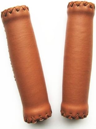 Tachi Vintage Bicycle Bike Handlebar Grips for Mountain Cruiser BMX Handle Bar Brown