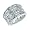 Textured Finish Wide Ring In Sterling Silver By Elements