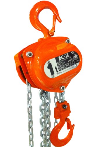 Elephant Lifting KIIOP-0.5 Hand Chain Hoist with Overload Protection, 0.5 ton Capacity, 10' Lift Height
