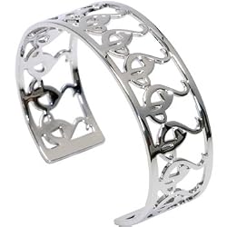 Adjustable Silver Toned BABY PHAT Cuff Bracelet