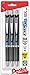 Pentel EnerGel Deluxe RTX Retractable Liquid Gel Pen, 0.7mm, Needle Tip, Black Ink, 3 Pack (BLN77BP3A)