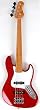 SX SJB57 3/4 CAR Short Scale Bass Guitar Red