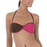Xhilaration Twist Swim Top - Brown
